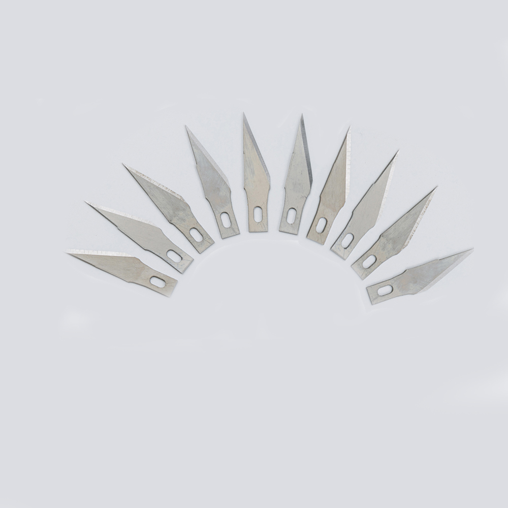 Carving Metal Scalpel Knife Tools Kit Non-Slip Blades Mobile Phone PCB DIY Repair Hand Tools