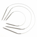 Sweater knitting Needle Stainless Steel Ring Needle 43/60/120cm Weaving Circular Knitting Needlework Kits DIY Knitted Tool