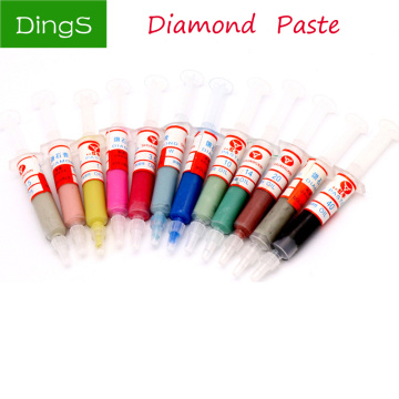 1pc W0.5-w40 Grit 320~10000 Diamond Polishing Paste Needle Tube Grinding Lapping Abrasive for Polishing Metal and Jewelry