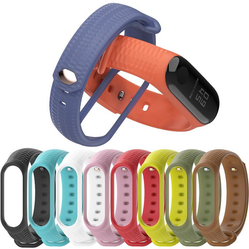 CHOIFOO Newest Strap for Xiaomi Mi Band 4 Bracelet Watch Band Color Replacement Colorful Strap Sport Millet Bracelet 4 Wristband