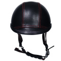 Motorcycle Helmet vintage Half Face Helmet Retro German Chopper Cruiser Matte Black helmets cascos para DOT Approvel
