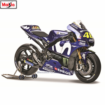 Maisto 1:18 Yamaha 2018 Champion 46Team Racing Silvardo original authorized simulation alloy motorcycle model toy car Collecting