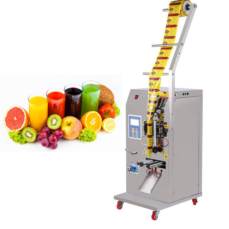 Self-suction liquid packing machine commercial multi functional liquid filling packaging machine