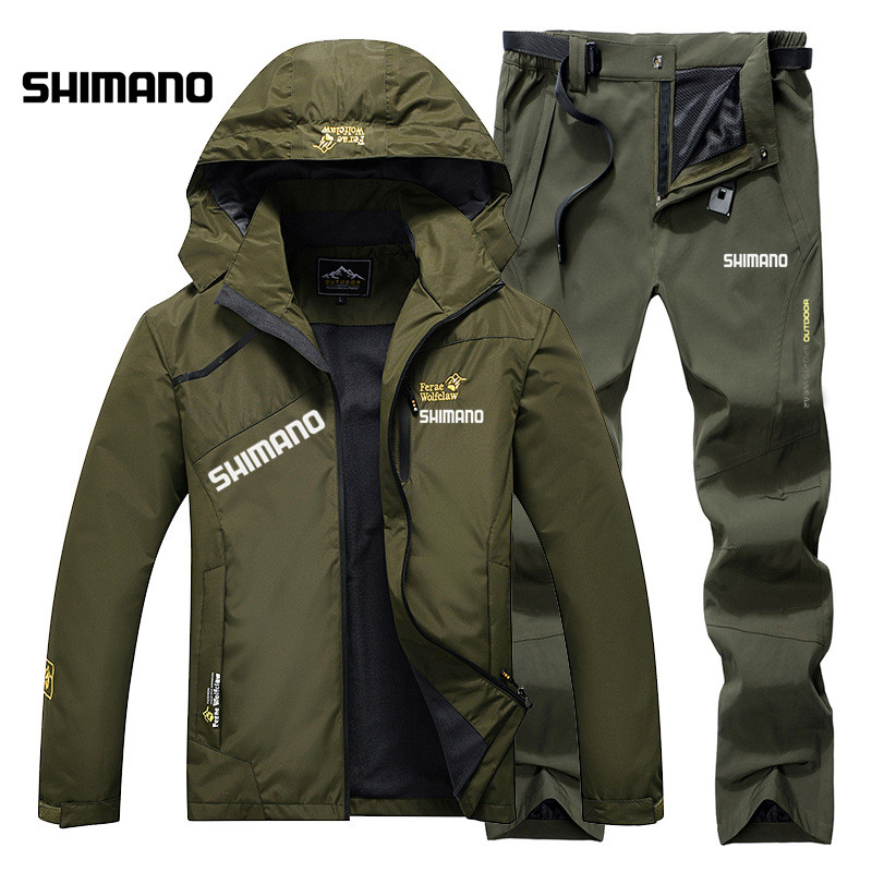 Shimano Fishing Suit Men Spring Autumn Thin Fishing Clothing Hooded Sports Hiking Fishing Jacket Outdoor Clothes Fishing Wear