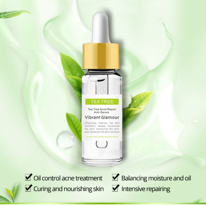 Tea Tree Acne Repair Face Serum Scar Acne Treatment Oil Control Essence Anti Acne Brands for Sensitive Skin Care TSLM1