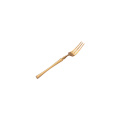 Mirror gold tea fork