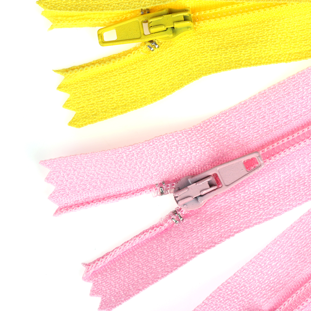 10Pcs/lot Colorful Nylon Coil Zippers Tailor Slider for Shoes/ Garment/Bags/Home Textile Sewing Handcraft DIY Accessories 20cm