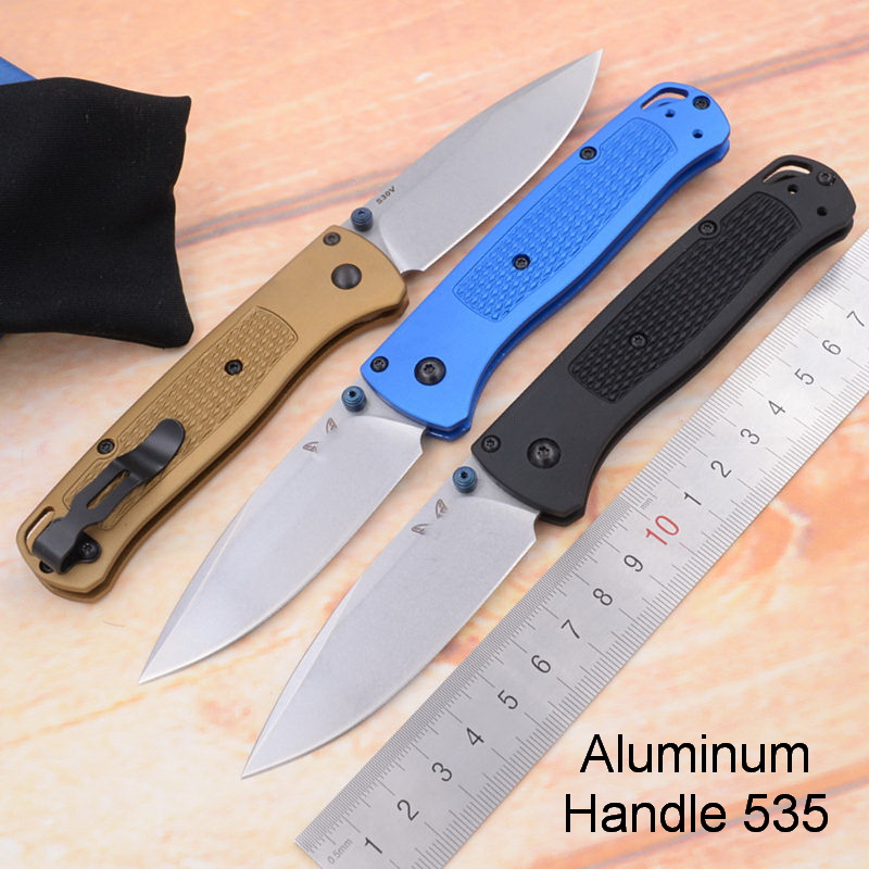 JUFULE Bugout 535 Aluminium handle mark s30v blade folding Survival EDC Tool camping hunting outdoor pocket Fruits Utility knife