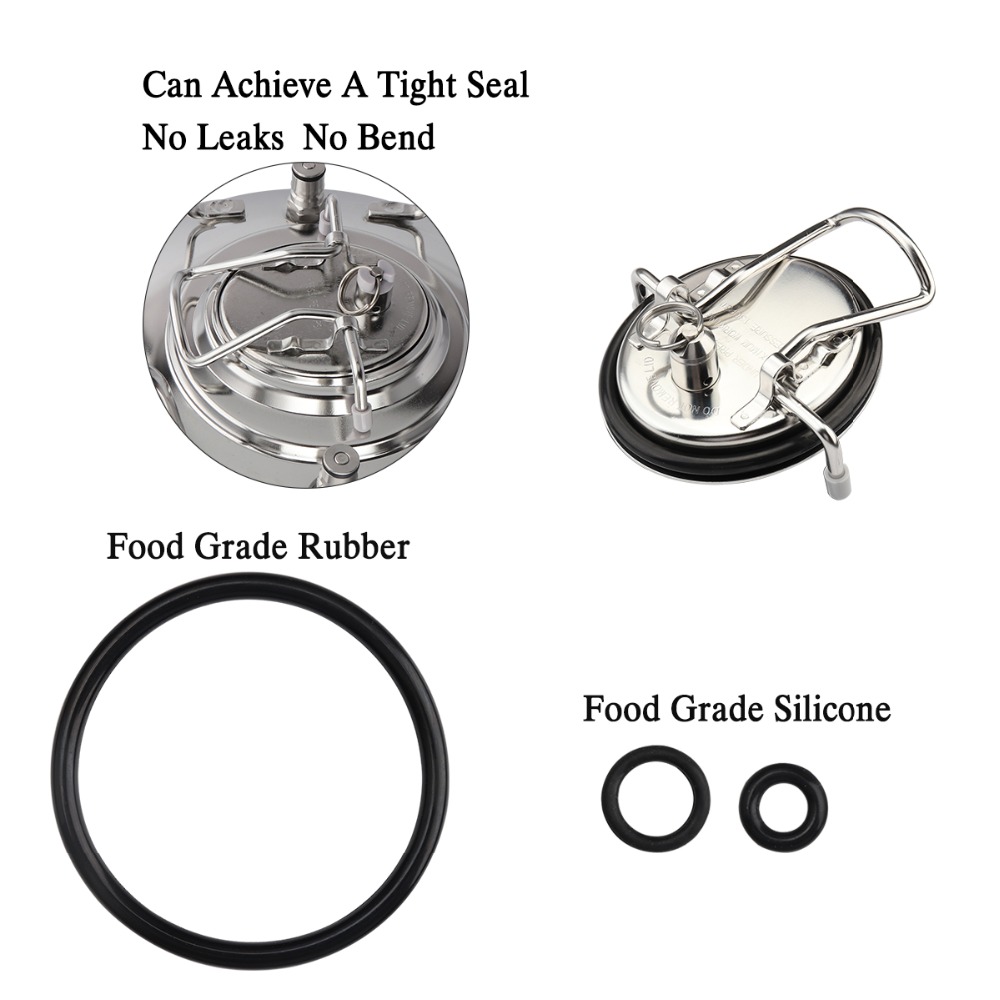 3pcs /lot Food Grade Cornelius Keg Seal O-Ring,Home Brew Beer Keg lid Replacement O Ring,Black Rubber O rings Gasket