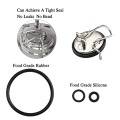 3pcs /lot Food Grade Cornelius Keg Seal O-Ring,Home Brew Beer Keg lid Replacement O Ring,Black Rubber O rings Gasket