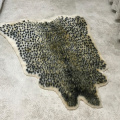 Leopard Print Rug Faux Cowhide Skin Carpet Animal Printed Furry Area Rug for Living Room Decor 90x110cm