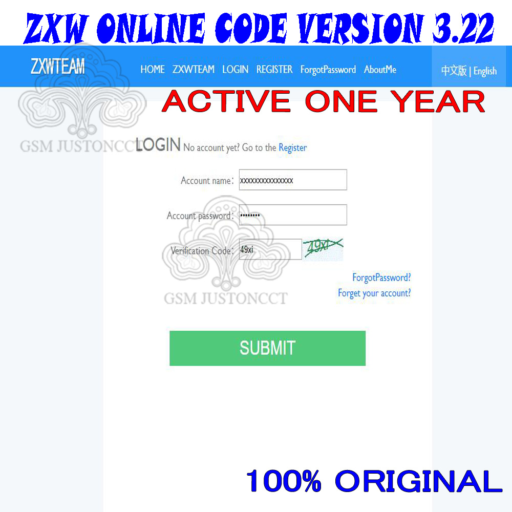 ZXW Team 3.22 Version Schematics Digital Authorization Code circuit diagram logic board for 365 days