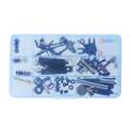 DIY Tattoo Accessories Parts Screws Kit Tattoo Guns Machine Repair Tools Maintenance Tools Set Assortment Storage Box Supplies