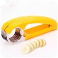 Eco-friendly Banana Slicer Cutter Kitchen Tools Plastic Vegetable Fruit Slicers Cutter Cucumber Ham Sala Shredders Cooking Tools