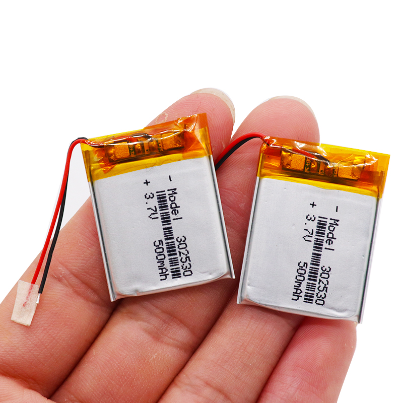 1/2/4pcs battery Size 302530 3.7V 500mah Lithium polymer Battery with Protection Board For MP4 Digital Products