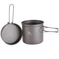 TOAKS 1100ml Cookware Set Ultralight Titanium Pot Frying Pan Outdoor Camping Titanium Bowl Titanium Cup Picnic