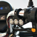 Universal Handlebar Motorcycle Switches Fog Light Mount Horn Power Start Switch Aluminum With Indicator For Yamaha