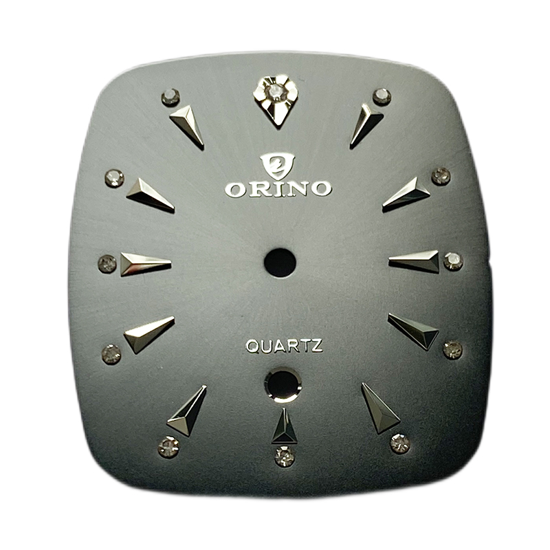 Painted barrel watch dial 