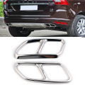 For Volvo XC60 2014-2017 Car styling Rline Tail Throat Exhaust Pipe tail pipe exhaust pipe cover muffler tip auto accessories