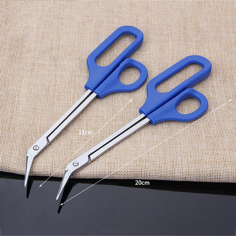 Long Handled Toenail Scissors Nail Bandage Scissors Nipper Trimmer Cutter Professional Cuticle Nipper For Nail Manicure Pedicure