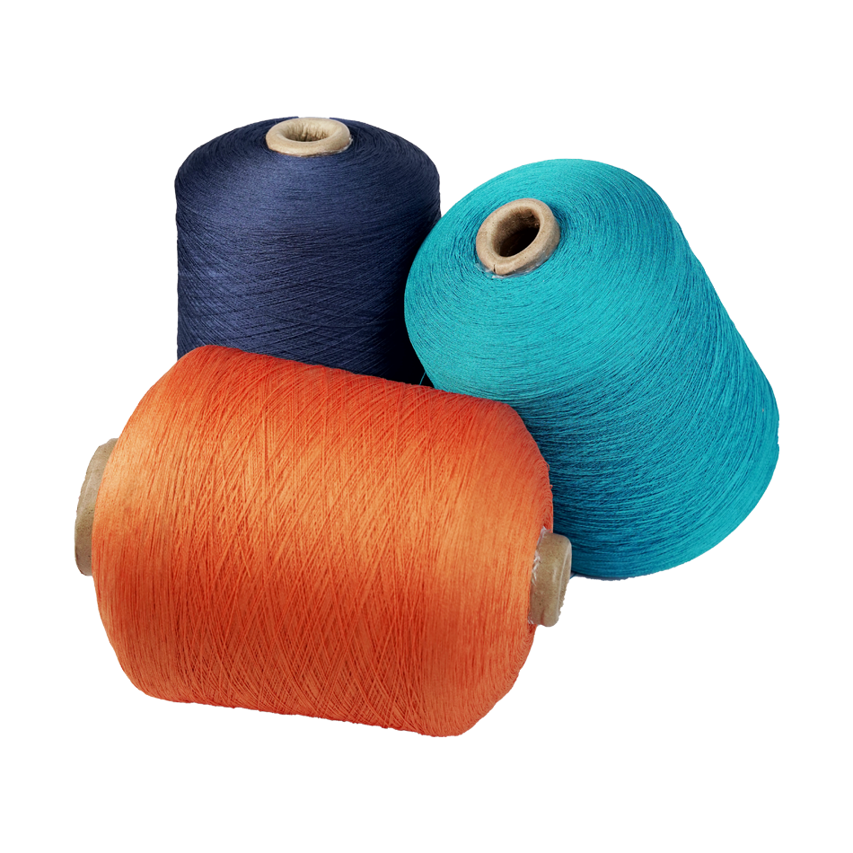 Colored high twist ice silk