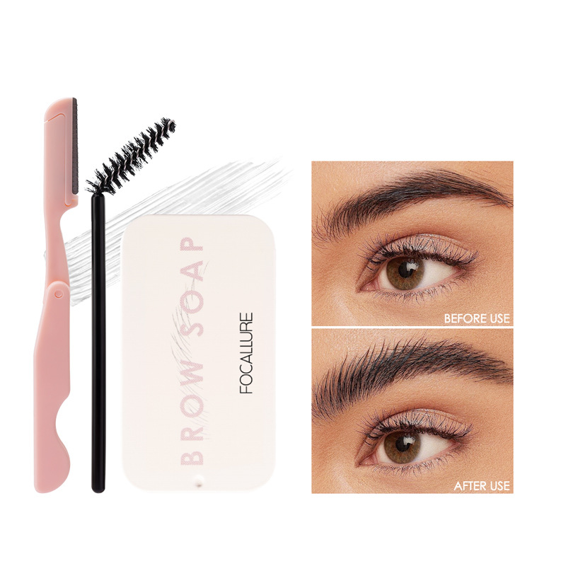 Brow Soap Eyebrow Styling Soap With Brush Brown Black Gray Eyebrow Setting Gel Waterproof Wild Eyebrow Tint Pomade Maquillage