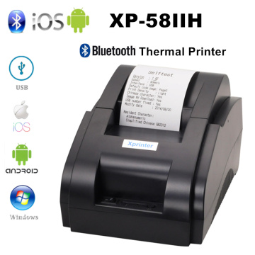 Xprinter 58mm Bluetooth Thermal Bill Receipt Printer Mobile Phone Wireless Pos Printer For iOS Android Pc USB Port For Store