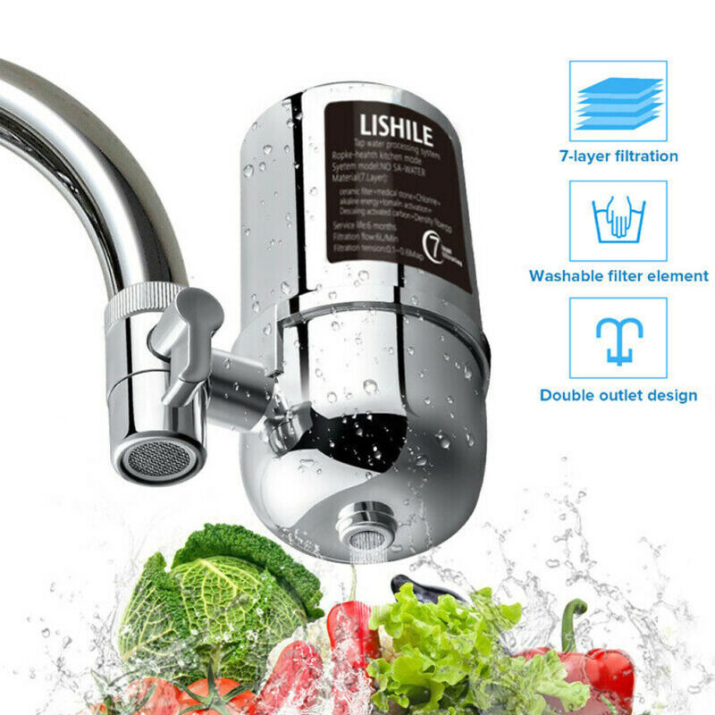 Tap Faucet Water Filter For Kitchen Sink Or Bathroom Mount Filtration Tap Purifier System Cleaner Home Purifier