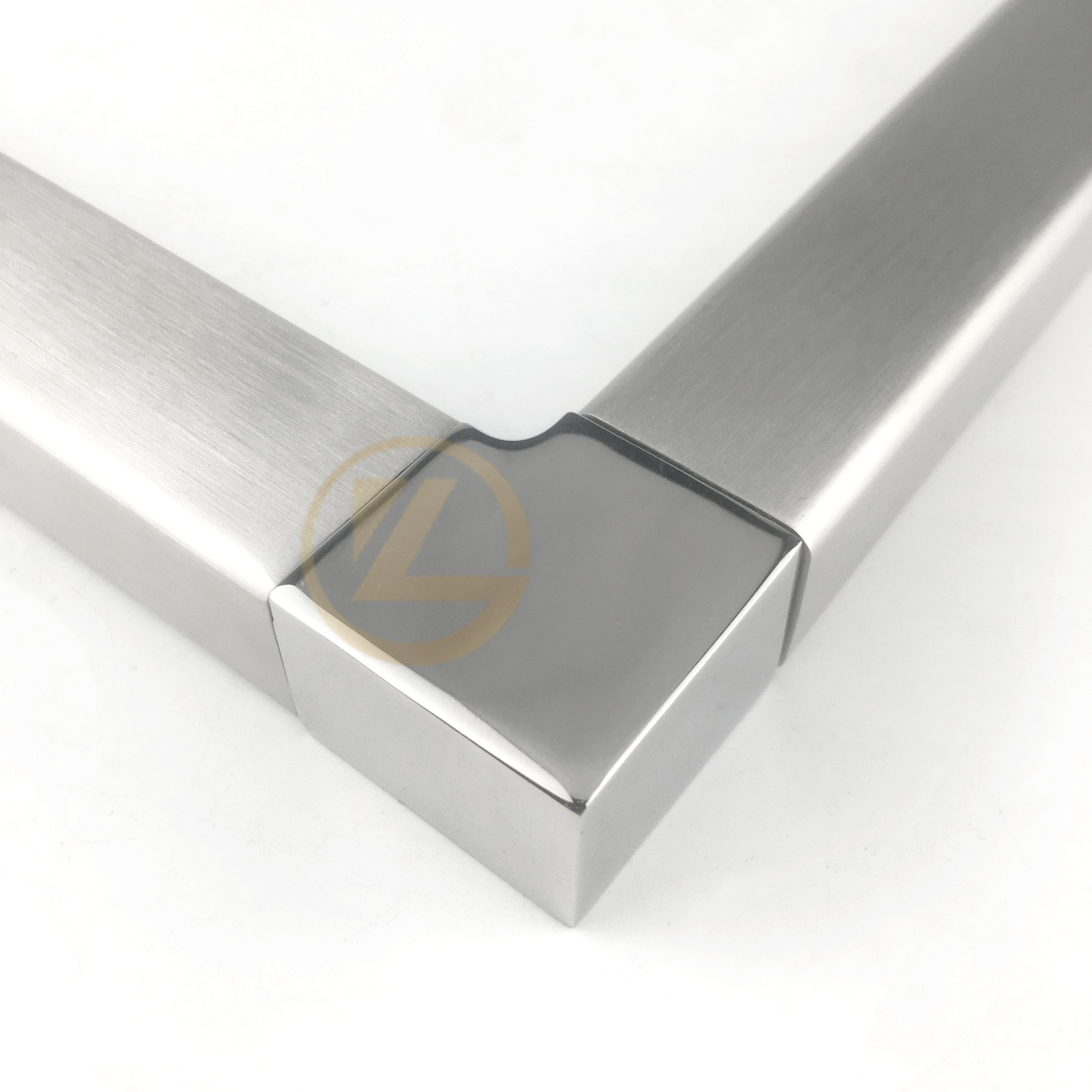 YL Stainless 90 degree handrail connector glass balustrade