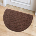Vintage Anti-slip Kitchen Mat Semicircle Toilet Mats Corridor Carpets Solid Color Bathroom Area Rug