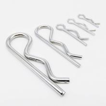 5/10pcs M1 M1.2 M1.6 M1.8 M2 M2.5 M3 M3.5 M4 Steel R Type Spring Cotter Pin Wave Shape Split Clip Clamp Hair Tractor Pin for Car