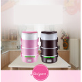 Mini Electric Rice Cooker Stainless Steel 4 Layers Steamer Portable Meal Thermal Heating Lunch Box Food Container Warmer