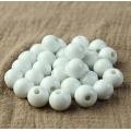 Seasha 50pcs 8/10/12mm Handmade Loose Porcelain Ceramic Hard Clay Loose Pure White Blank Jewelry Making Round Beads for Sale