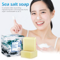 100g Sea Salt Soap Goat Milk Remove Acne Oil-Control Clean Skin Shrinks Pores Whitening Cleanser Blackhead Remover Natural