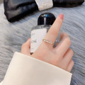 Korean Rings For Women Ins Tide Engagement Wedding Adjustable Zircon Stainless Steel Ring Fashion Jewelry 2020 Wholesale