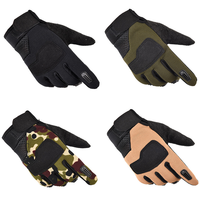 1 Pair Outdoor Camping hunting Military Tactical Gloves Sports Training Gloves Hiking cycling Full Finger Gloves