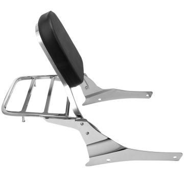 Chrome Motorcycle Backrest Sissy Bar Luggage Rack For Suzuki Boulevard M50 C50 Intruder VL800