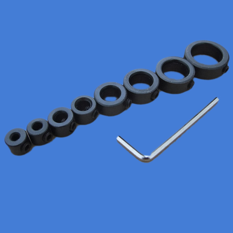 3mm/4mm/5mm/6mm/8mm/10mm/12mm/16mm Drill Bit Carbon Steel Clamp Shaft Lock Slot Sleeve Limit Ring Locator