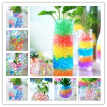 Hydrogel Balls Growing Water Balls Beads Crystal Gel Water Pearls Aqua Jelly Beads Grow Water Paintball Bullet Crystal Soil