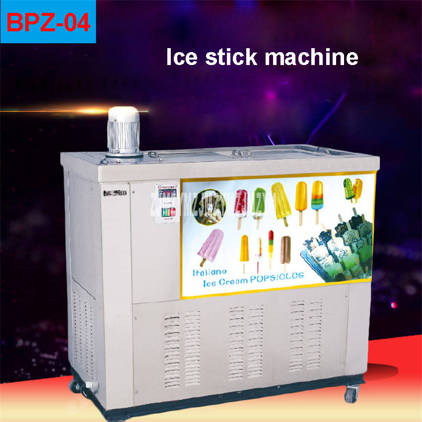 BPZ-04 3000W Commercial Popsicle Machine 16000pcs/day Stainless Steel 50Hz 220V Fast fruit ice stick machine Ice Cream Makers