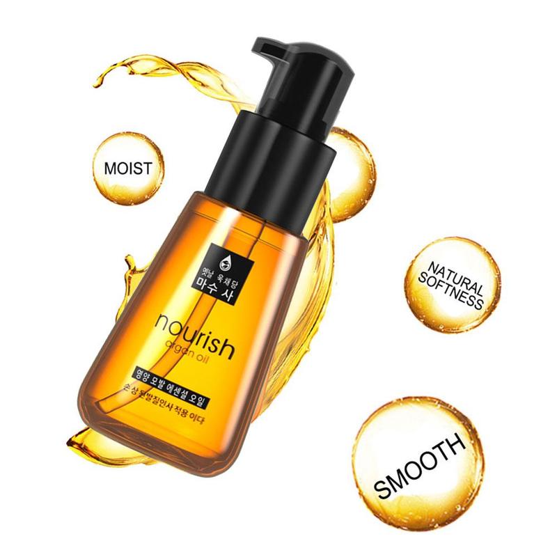 Argan Oil Hair Care Essence Nourishing Repair Damaged Improve Split Hair Treatment Essential Oil TSLM2 Korean Hair Products