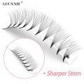 Abonnie 10D Sharper Premade Volume Fans Mink Hair Lashes Faux Mink Individual Eyalashes Russian Fans Cilios