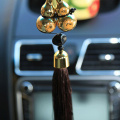 Chinese Style Ornaments Gold Plated Double Gourd Lucky Entry Car Pendant Car Interior Accessories