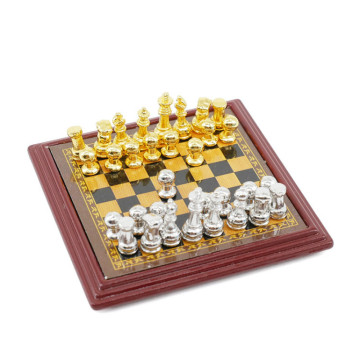 Foreign Trade New Board Games Mini Accessories Metal Chess 45mm * 45mm