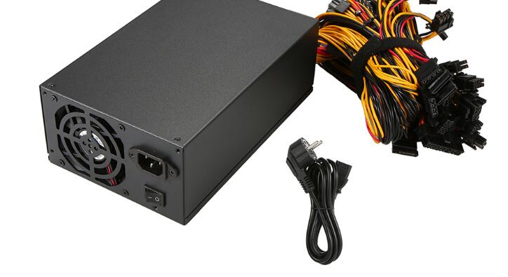 Lapsaipc 2000W Mining Miner Power Supply for S9 S7 L3 Rig mining Machine Support 8 graphics cards 180-260V +EU PLUG PSU in Stock
