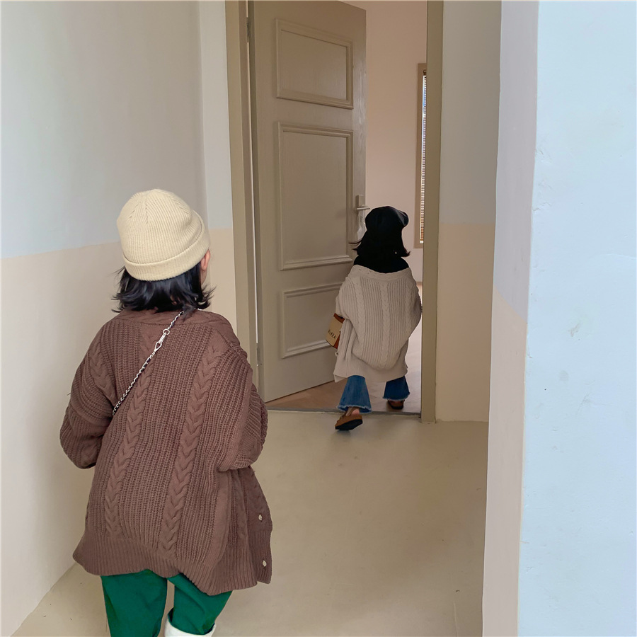 Girls Knitted Coat