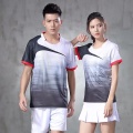 Men women short sleeve table tennis shirts gym sport clothing badminton shirt outdoor running t-shirt golf sportswear quick dry