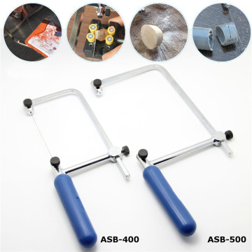 75mm/105mm Coping Saw Diamond Wire Saw Frame Jade Metal Wire Saw Blade Cutting Tool Multi-purpose Stainless Steel Hand Tool New