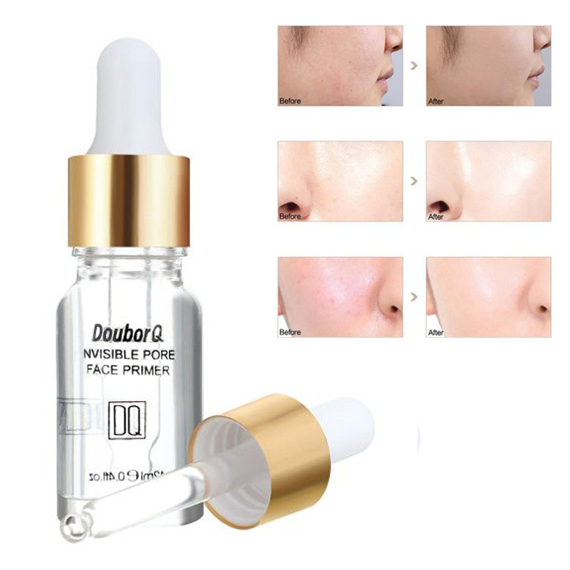 1 Bottle Transparent Blur Primer Makeup Base Face Elixir Oil Control Matte Make Up Pores Cover Foundation Primer