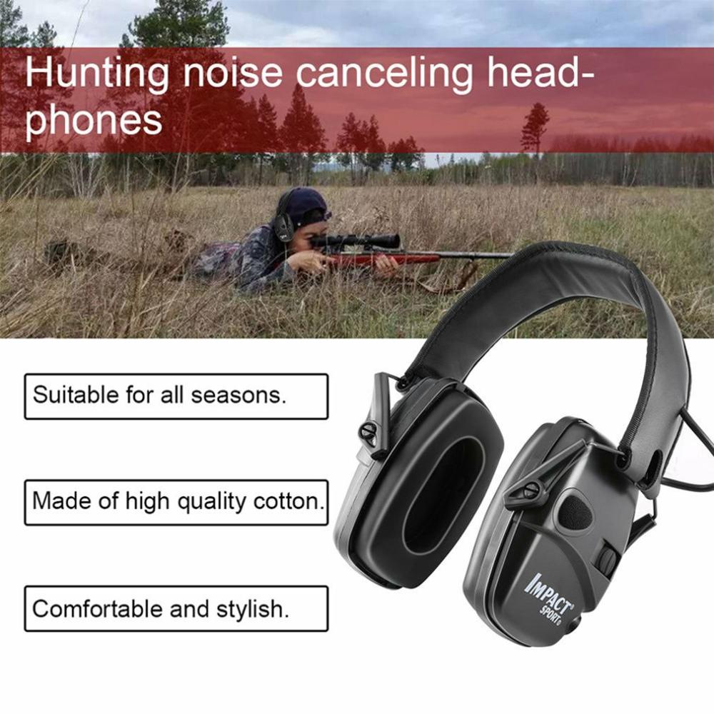 2021 Tactical Electronic Shooting Earmuff Anti-noise Headphone Sound Amplification Hearing Protection Headset Foldable Hot Sale